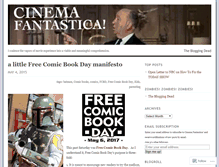 Tablet Screenshot of cinemafantastica.wordpress.com