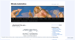 Desktop Screenshot of matemirada.wordpress.com