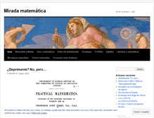 Tablet Screenshot of matemirada.wordpress.com