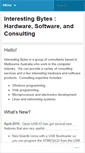 Mobile Screenshot of interestingbytes.wordpress.com