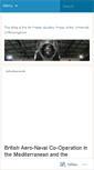 Mobile Screenshot of airpowerstudies.wordpress.com