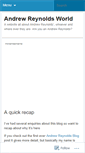 Mobile Screenshot of andrewreynolds.wordpress.com