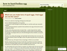 Tablet Screenshot of howtohardboilanegg.wordpress.com