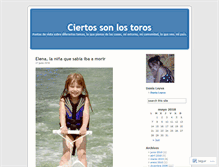Tablet Screenshot of ciertossonlostoros.wordpress.com
