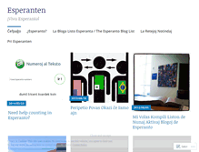 Tablet Screenshot of esperanten.wordpress.com