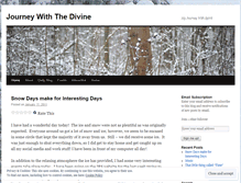 Tablet Screenshot of journeywiththedivine.wordpress.com