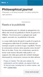 Mobile Screenshot of philosophicaljournal.wordpress.com