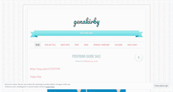 Desktop Screenshot of genakirby.wordpress.com