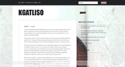 Desktop Screenshot of kgatliso.wordpress.com