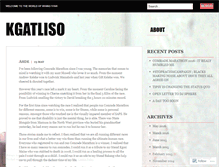 Tablet Screenshot of kgatliso.wordpress.com