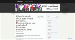 Desktop Screenshot of cemsenmoviment.wordpress.com