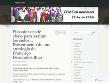 Tablet Screenshot of cemsenmoviment.wordpress.com