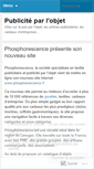 Mobile Screenshot of infospubliciteparlobjet.wordpress.com