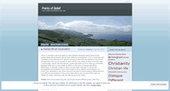Desktop Screenshot of pointsofbelief.wordpress.com