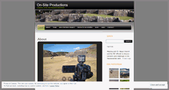 Desktop Screenshot of onsiteproductions.wordpress.com