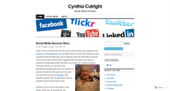 Desktop Screenshot of cynthiacutright.wordpress.com