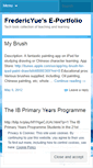 Mobile Screenshot of fredericyue.wordpress.com