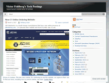 Tablet Screenshot of fehlberg.wordpress.com