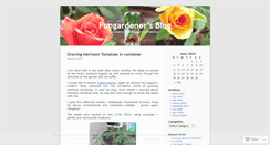Desktop Screenshot of fungardener.wordpress.com