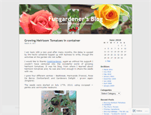 Tablet Screenshot of fungardener.wordpress.com