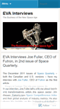 Mobile Screenshot of evainterviews.wordpress.com