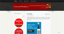 Desktop Screenshot of comunistimogliano.wordpress.com