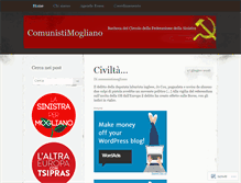 Tablet Screenshot of comunistimogliano.wordpress.com