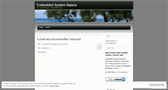 Desktop Screenshot of embeddedbasics.wordpress.com