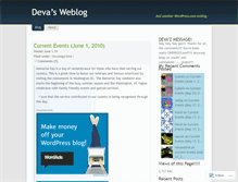 Tablet Screenshot of devadedios.wordpress.com