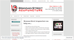 Desktop Screenshot of brannanstreetacupuncture.wordpress.com