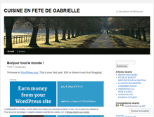 Tablet Screenshot of gabrielleboullier.wordpress.com