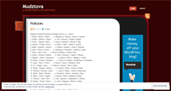 Desktop Screenshot of mudztova.wordpress.com