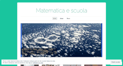 Desktop Screenshot of matematicaescuola.wordpress.com