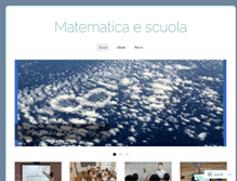 Tablet Screenshot of matematicaescuola.wordpress.com
