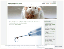 Tablet Screenshot of akademiamedica.wordpress.com