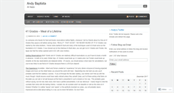 Desktop Screenshot of andreabaptista.wordpress.com