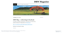 Desktop Screenshot of drwmag.wordpress.com