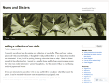 Tablet Screenshot of nunsandsisters.wordpress.com