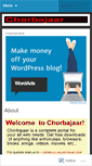 Mobile Screenshot of chorbajaar.wordpress.com