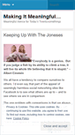 Mobile Screenshot of makingitmeaningful.wordpress.com