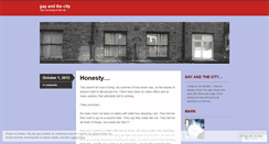 Desktop Screenshot of gayandthecityuk.wordpress.com