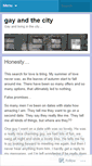 Mobile Screenshot of gayandthecityuk.wordpress.com