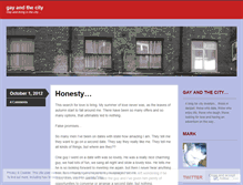 Tablet Screenshot of gayandthecityuk.wordpress.com