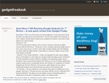 Tablet Screenshot of gadgetfreakzuk.wordpress.com