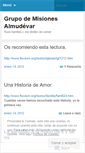 Mobile Screenshot of grupomisionesalmudevar.wordpress.com