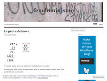 Tablet Screenshot of femdominismo.wordpress.com