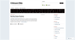 Desktop Screenshot of crimsonokie.wordpress.com