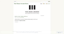 Desktop Screenshot of markawards.wordpress.com