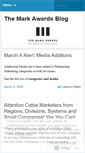 Mobile Screenshot of markawards.wordpress.com