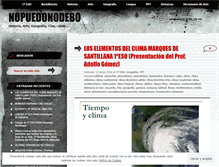 Tablet Screenshot of nopuedonodebo.wordpress.com